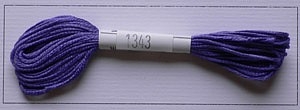Soie dAlger Seidenstickgarn - Farbe 1343 blau violett