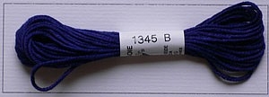 Soie dAlger Au Ver A Soie Seidenstickgarn Farbe 1345 blau violett