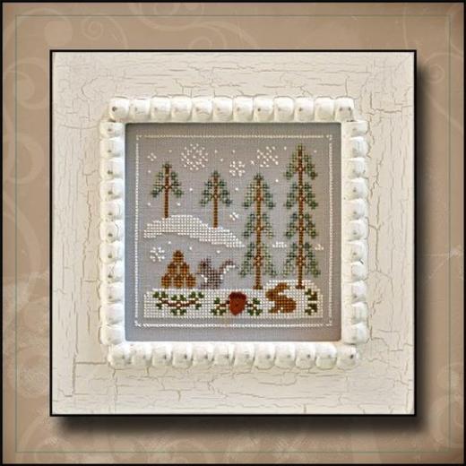 Country Cottage Needleworks - Frosty Forest 4 Snowy Friends