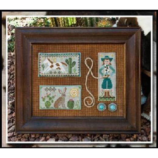 Little House Needleworks - Tumbleweeds 2 Cowgirl Country