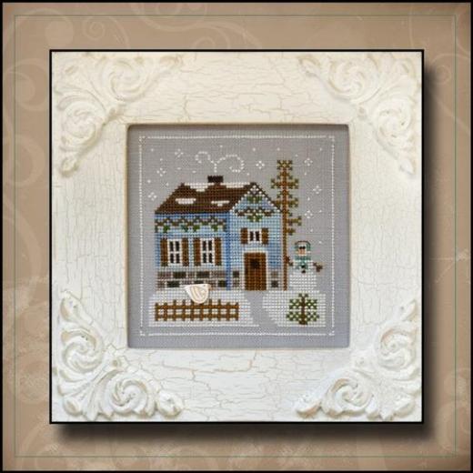 Country Cottage Needleworks - Frosty Forest 7 Snowgirls Cottage