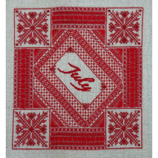 Northern Expressions Needlework - July - Birthstone Ruby