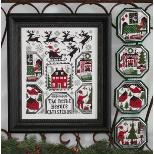 Prairie Schooler - The Night Before Christmas (Stickvorlage)