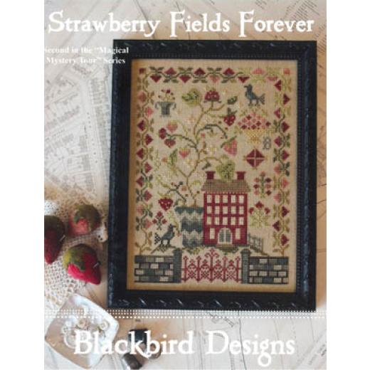 Stickvorlage Blackbird Designs - Strawberry Fields Forever