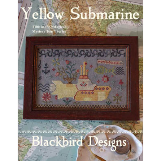 Yellow Submarine - Blackbird Designs (Stickvorlage)