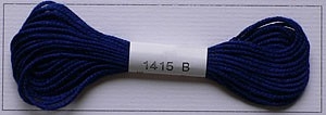 Soie dAlger Seidenstickgarn - Farbe 1415 warmes blau