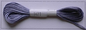 Soie dAlger Seidenstickgarn - Farbe 1421 blau extra