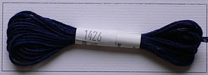 Soie dAlger Seidenstickgarn - Farbe 1426 blau extra