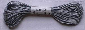 Soie dAlger Seidenstickgarn - Farbe 1432 blau