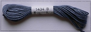 Soie dAlger Seidenstickgarn - Farbe 1434 blau