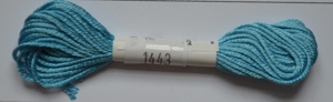 Soie dAlger Seidenstickgarn - Farbe 1443 cyan