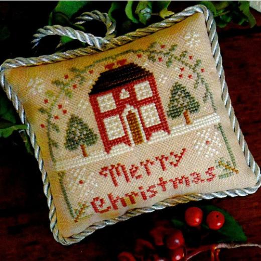 Little House Needleworks - Sampler Tree Merry Christmas