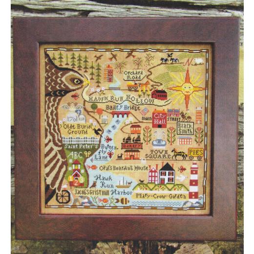 Carriage House Samplings - Map Of Hawk Run Hollow