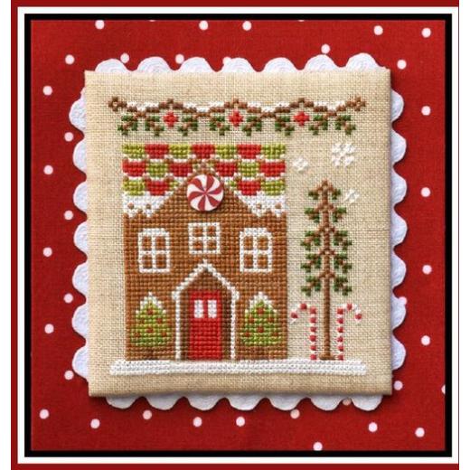 Country Cottage Needleworks - Gingerbread Village 3 Gingerbread House 1