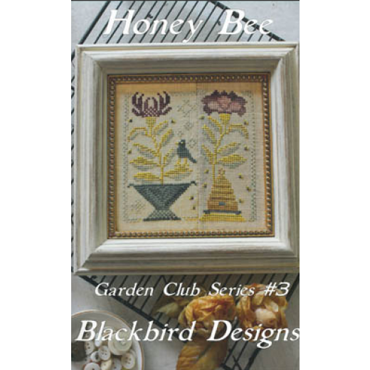 Honey Bee (Garden Club) - Blackbird Designs (Stickvorlage)