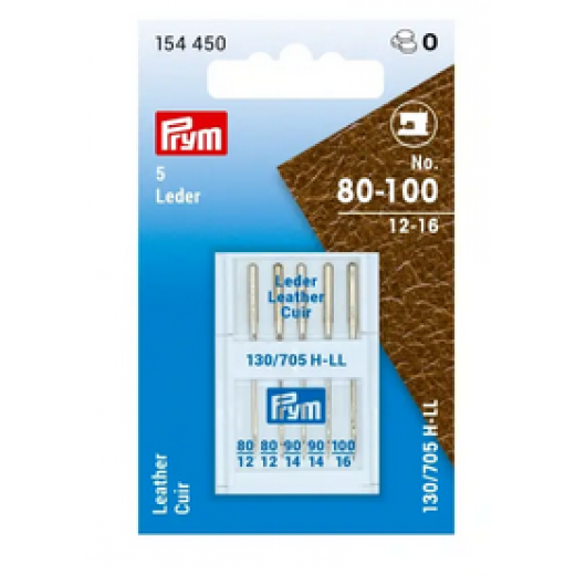 Nähmaschinennadeln 130/705 Leder 80-100 - Prym
