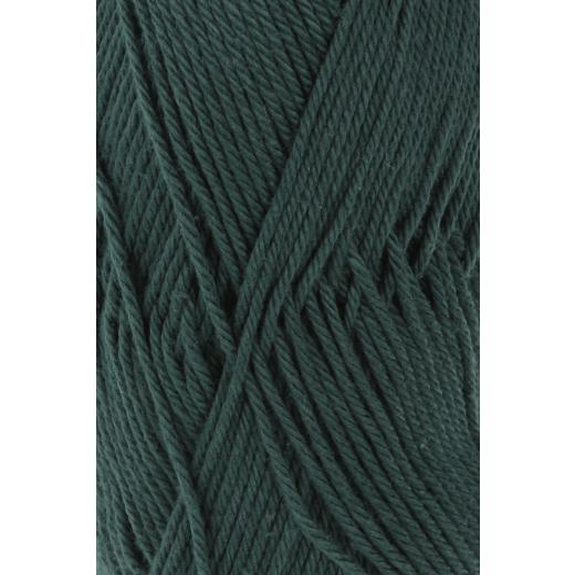 LANG YARNS Quattro - mercerisiertes Baumwollgarn - flaschengrün (0418)