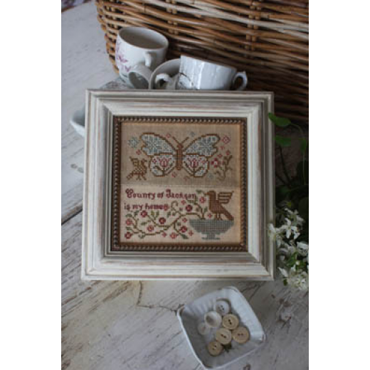 Butterfly Garden (Garden Club) - Stickvorlage Blackbird Designs (Stickvorlage)