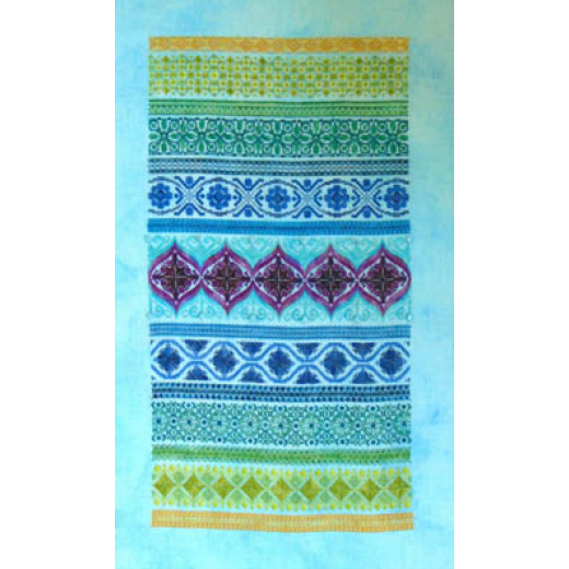 Northern Expressions Needlework - Peacock Band Sampler