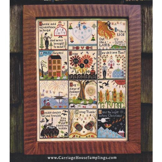 Carriage House Samplings - A Year At Hawk Run Hollow