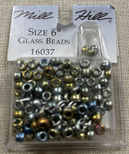 16037 Mill Hill Pony Beads Size 6 - Abalone Ø 4 mm