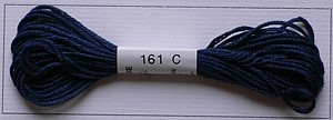 Soie dAlger Seidenstickgarn - Farbe 161 warmes blau