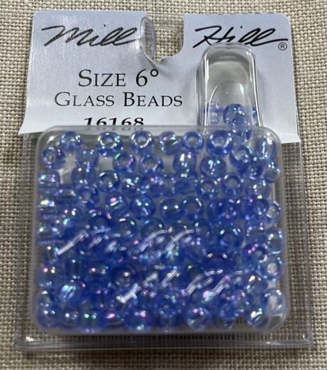 16168 Mill Hill Pony Beads Size 6 - Sapphire Ø 4 mm