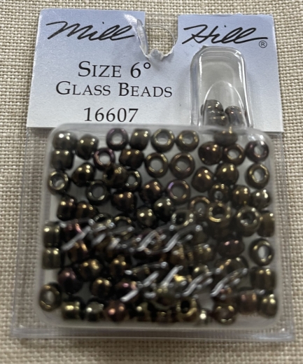 16607 Mill Hill Pony Beads Size 6 - Umber Ø 4 mm AUSVERKAUF