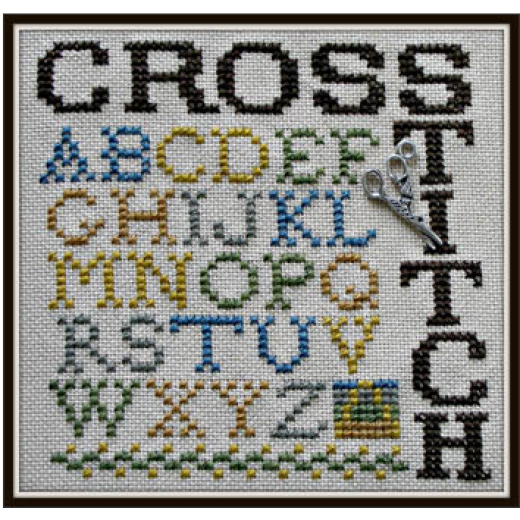 Hinzeit - Word Play - Cross Stitch w/charm