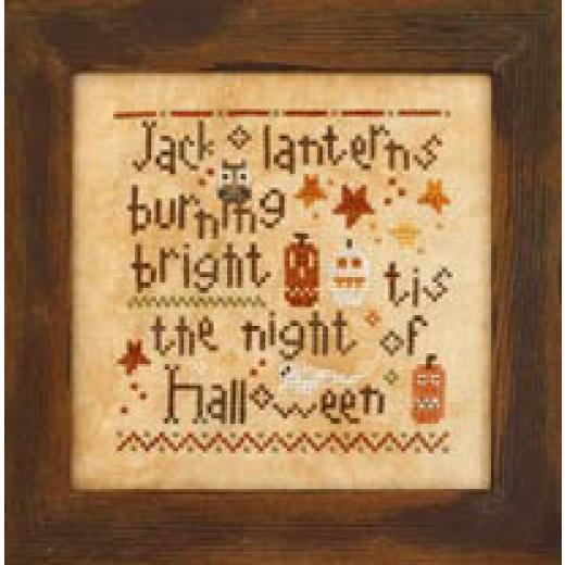 Heart In Hand Needleart - Halloween Night (w/emb)