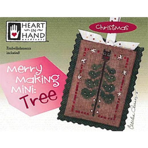 Heart In Hand Needleart - Merry Making Mini - Tree (w/emb)