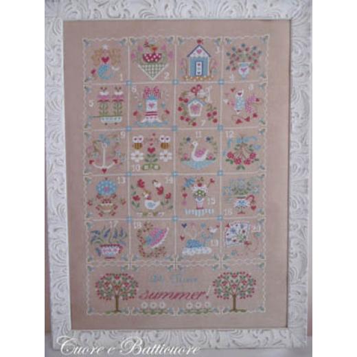 Cuore E Batticuore - Shabby Summer Calendar