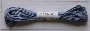 Soie dAlger Seidenstickgarn - Farbe 1714 blau