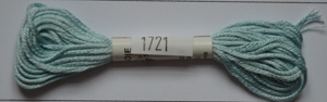 Soie dAlger Seidenstickgarn - Farbe 1721 blaugrün