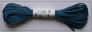 Soie dAlger Seidenstickgarn - Farbe 1726 blaugrün