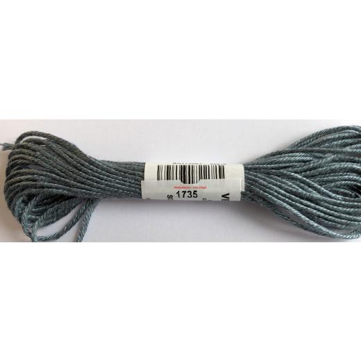 Soie d'Alger Seidenstickgarn - 1735 cyan - Ausverkauf 4x vorrätig