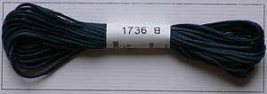 Soie dAlger Seidenstickgarn - Farbe 1736 cyan