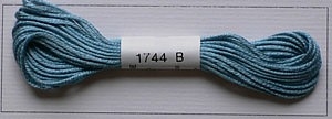 Soie dAlger Au Ver A Soie Seidenstickgarn Farbe 1744 cyan