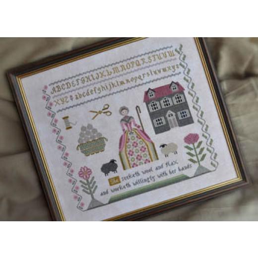 Cottage Garden Samplings - Needleworkers Samplers Proverbs