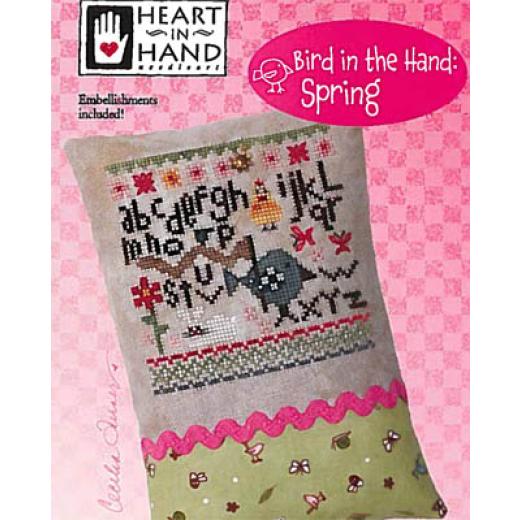 Heart In Hand Needleart - Bird In The Hand - Spring (w/emb)