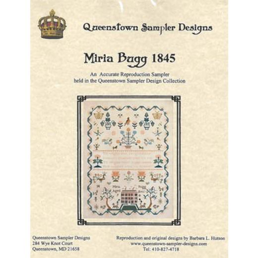 Queenstown Sampler Designs - Miria Bugg 1845