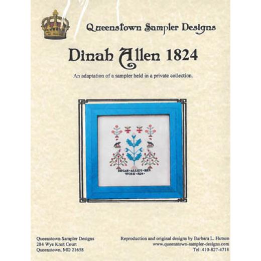 Queenstown Sampler Designs - Dinah Allen 1824