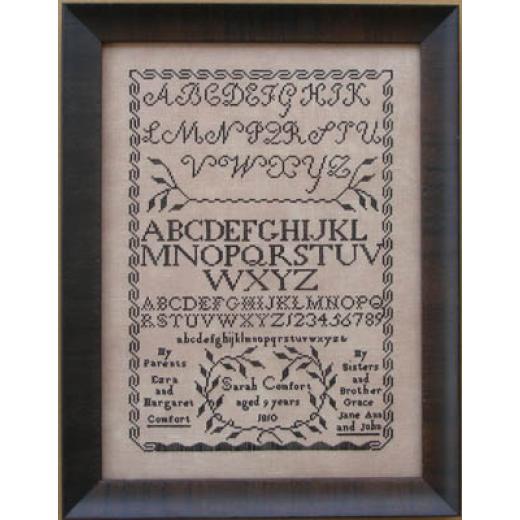 Queenstown Sampler Designs - Sarah Comfort 1810