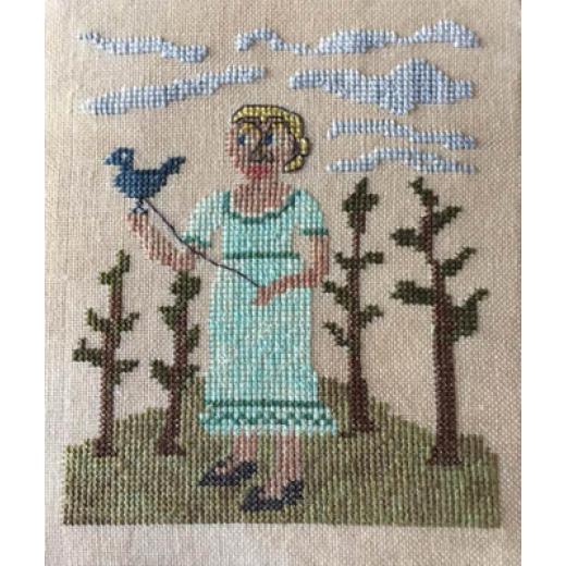 Dames of the Needle - Prim With Bird