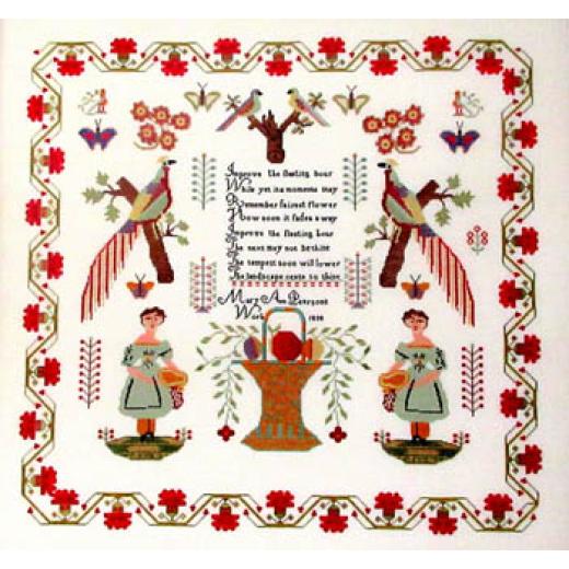 Queenstown Sampler Designs - Mary Ann Pearson 1838