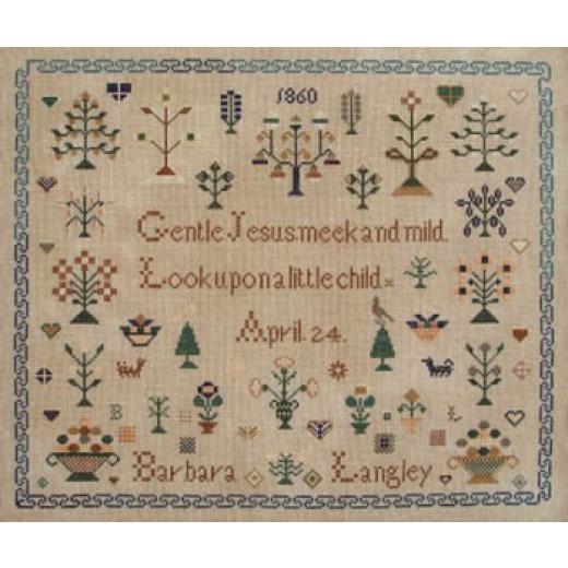 Queenstown Sampler Designs - Barbara Langley 1860