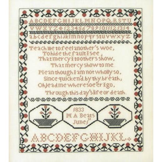 Queenstown Sampler Designs - M. A. Beats 1833