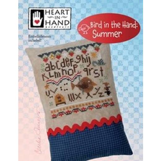 Heart In Hand Needleart - Bird In The Hand - Summer (w/emb)