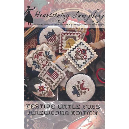 Heartstring Samplery - Festive Little Fobs - 5 Americana Edition