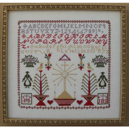 Queenstown Sampler Designs - R. Le Tellier 1873